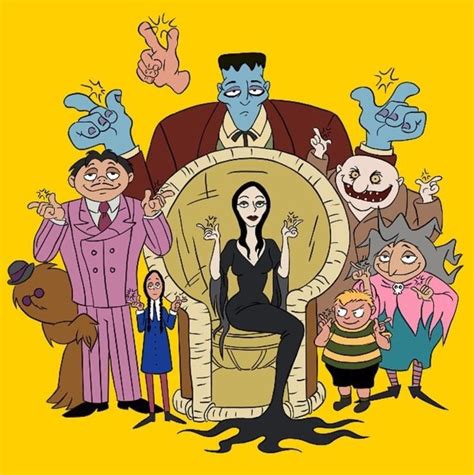 Pin by Laura Smith on The Addams Family | Addams family cartoon, Family ...