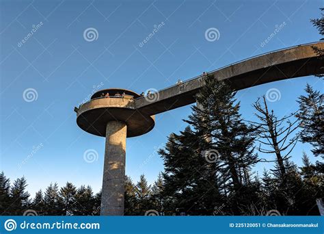 Clingmans Dome in the Great Smoky Mountains National Park Editorial ...