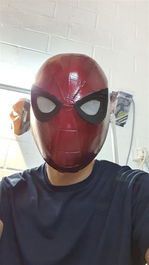 How to make IronSpider Spiderman Mask Foam DIY (PDF Template)