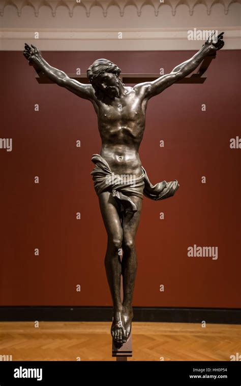 "jesus on the cross" sculpture Stock Photo - Alamy