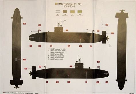 Trafalgar Class Submarine Airfix 03260