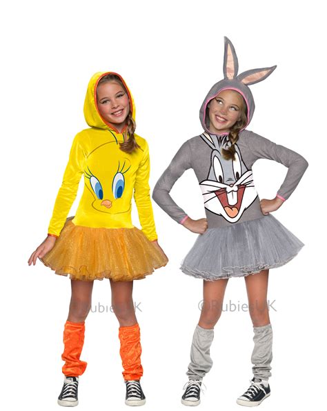 Cartoon Character Girls Fancy Dress Looney Tunes Kids Childs Book ...