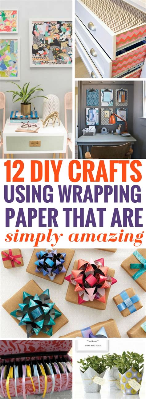 12 DIY Crafts Using Wrapping Paper That Are Just Amazing - Craftsonfire