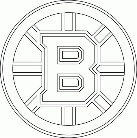 Pictures Of Boston Bruins Logo - Coloring Home