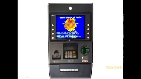 SBI ATM: Cash withdrawal through Automated Teller Machine. (Created as ...