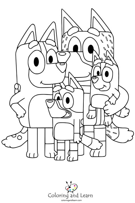 Bluey Coloring Pages (FREE) (2024) - Coloring and Learn