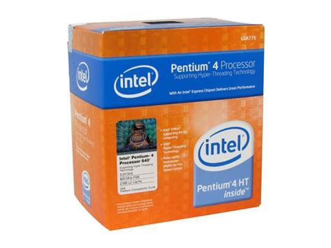 Intel Pentium 4 640 Prescott Single-Core 3.2 GHz LGA 775 84W ...