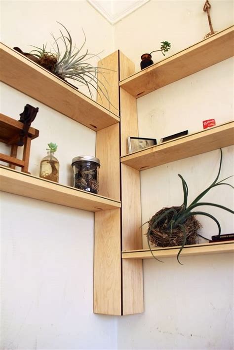 20 Crafty DIY Corner Shelves to Finally Make Use of That Space