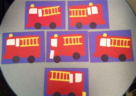 Preschool crafts. Transportation week fire truck. #preschool #crafts # ...