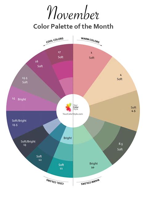 November Color Palette of the Month - 2022 in 2023 | November colors ...