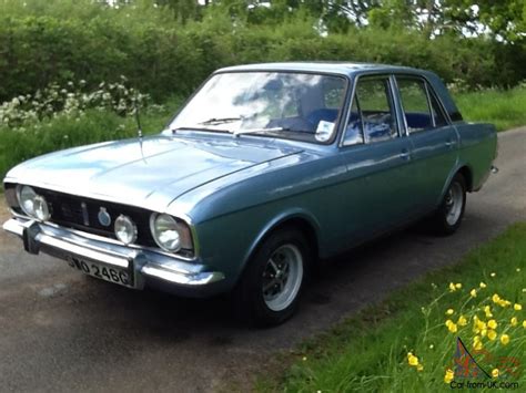 1969 FORD CORTINA MK2 1600E BLUE restored in 2010