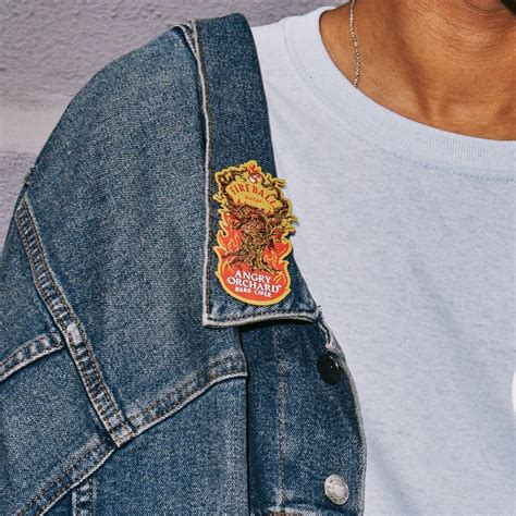 Angry Orchard X Fireball Iron-On Patch