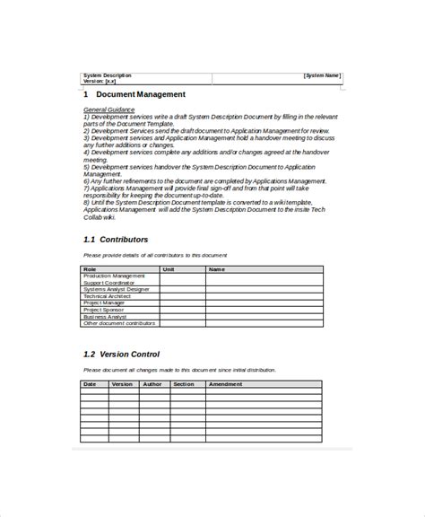 Technical Documentation Template | 10+ Printable PDF and Word