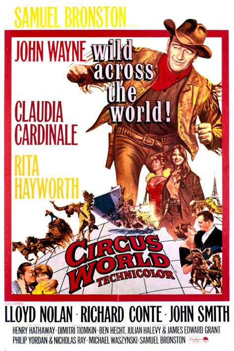 Circus World (1964): Melodrama, Starring John Wayne, Rita Hayworth, and ...