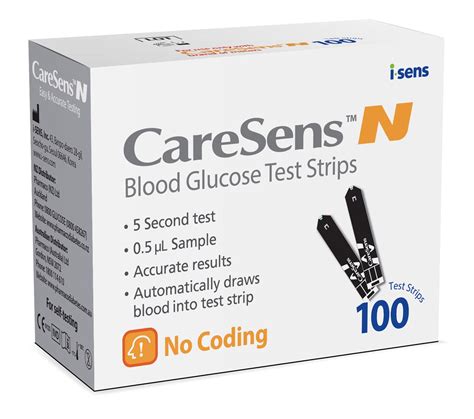 CareSens N Blood Glucose Test Strips 100pk – Diabetes Shop