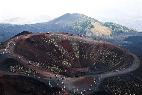 File:Path over the volcano crater,Mount Etna. East coast of Sicily ...