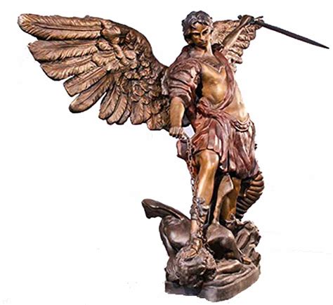 Saint Michael The Archangel Bronze Statue ~ Life-size - American Bronzes