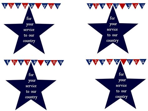 Military Thank You Cards Free Printable | Free Printable