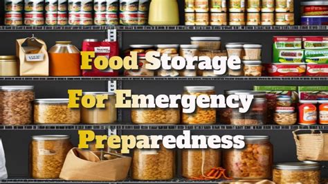 Guide to Food Storage for Emergency Preparedness - The Forgotten Portal