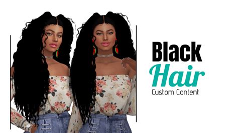 New Sims 4 Cc Hair Releases Sims 4 Cc Sims 4 Black Cc Sims 4 Hair Cc ...