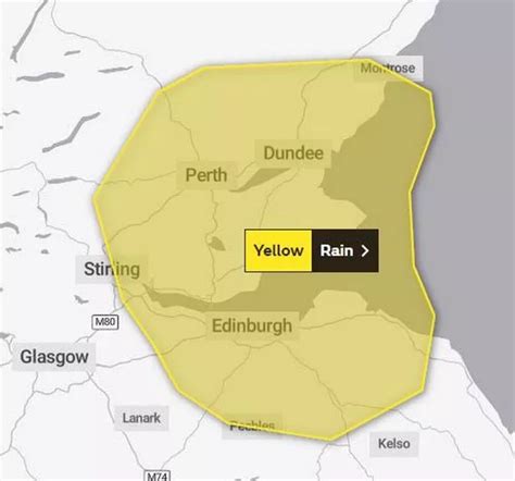 Edinburgh on flood alert and yellow weather warning as more ...