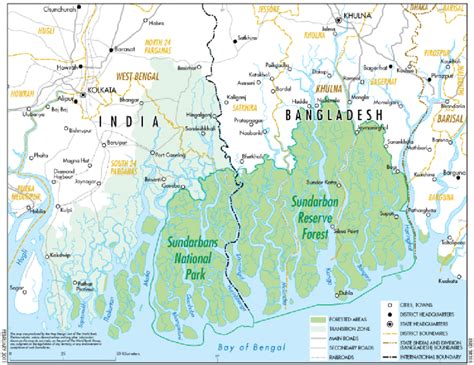 Sundarbans Region of India and Bangladesh (see online version for ...