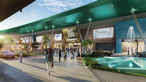 The mall entrance from the shopping street area | Behance