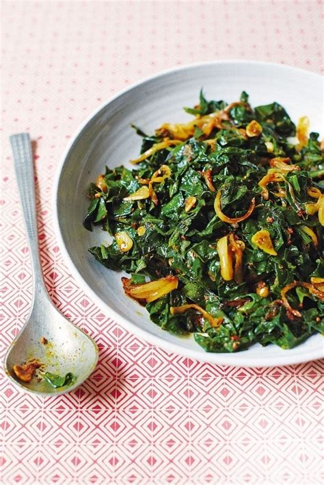 Fenugreek and garlic infused spinach curry recipe | delicious. magazine