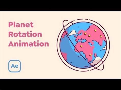 Planet Rotation Animation [After Effects Tutorial] | Learning graphic ...