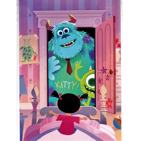 Disney Postcard - Joey Chou - Monster Inc.