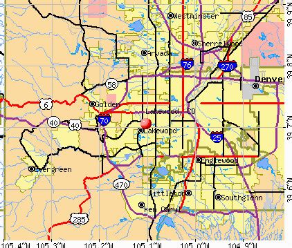 Map Of Lakewood Colorado | secretmuseum