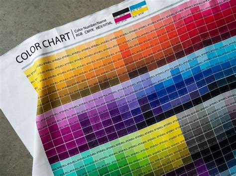 Color Chart For Fabric Markers