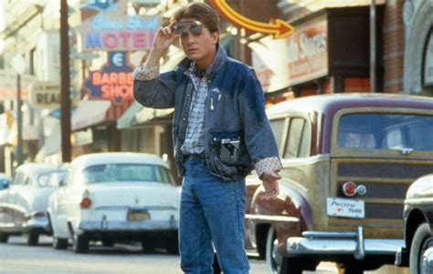 Marty Mcfly Back To The Future 1955 Leather Jacket ...