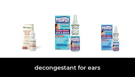 47 Best decongestant for ears 2022 - After 161 hours of research and ...