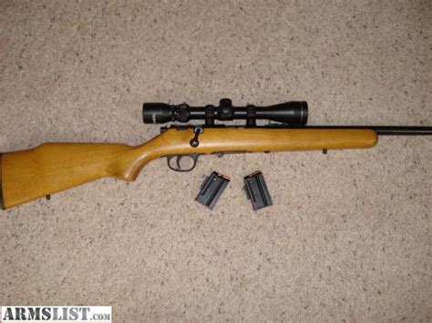 ARMSLIST - For Sale: Marlin .22 magnum w/scope & extra mag