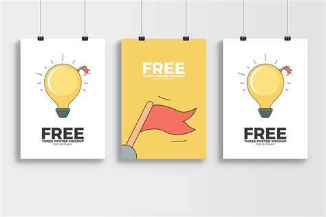 Free PSD Poster Mockup | Mockuptree