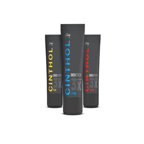 Buy Cinthol Deo Stick Men, 40g (Pack of 3) Online @ ₹207 from ShopClues