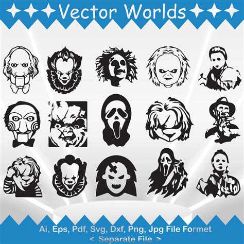 Horror Movie Villain SVG Vector Design - MasterBundles