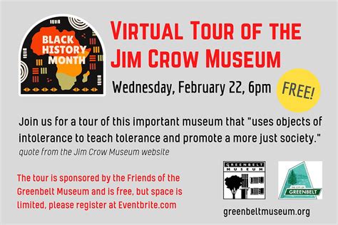 Virtual Tour of Jim Crow Museum