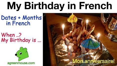 Dates, Months and Birthdays in French | When is my birthday, Season ...