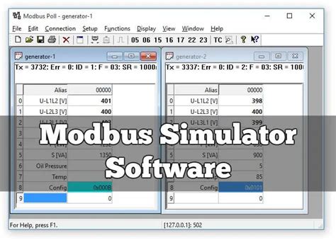 Modbus Simulator Software's - Instrumentation Tools