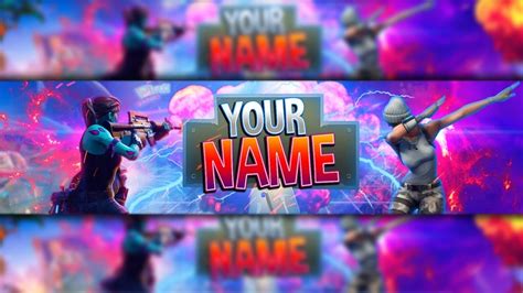 Fortnite Youtube Banner Background - Image to u