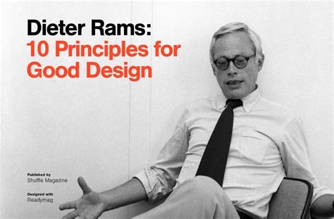 ‘Dieter Rams: Ten Principles For Good Design’ by Shuffle | Readymag