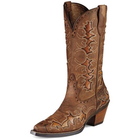 Women's Ariat® 12" Dandy Cowboy Boots, Brown - 282504, Cowboy & Western ...