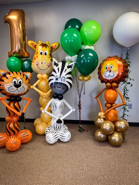 Balloon Safari Animals | Jungle Theme Birthday Party