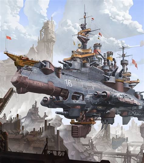 Space and Fantasy on Instagram: “Pirate Ship 🎨ARTSTATION Hastags - # ...