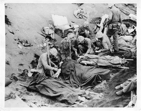 Marine Casualties on Iwo Jima | The Allied Race to Victory | World War ...