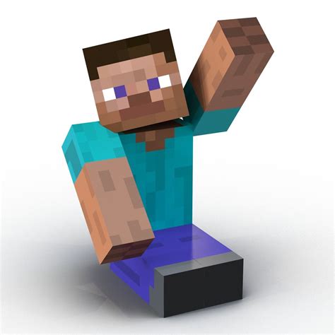 Minecraft Steve 3D Model $29 - .3ds .c4d .fbx .obj .max .ma - Free3D