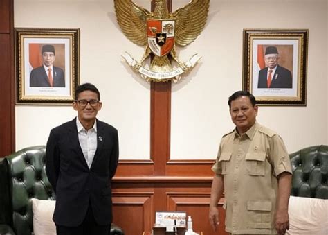 Kunjungi Kantor Prabowo, Sandiaga Uno: Tujuan Kita Sama