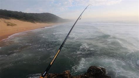 Fishing the beach on ultralight! Blue Lagoon. Kingfish. KZN Durban ...